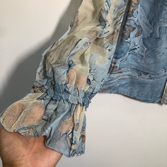 Geisha Designs Anthropologie Portia Marble blouse - Picture 6 of 12